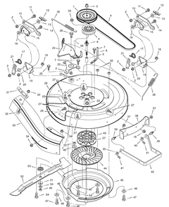 Part Location Diagram of MU165X118MA Briggs and Stratton Spring, Pto